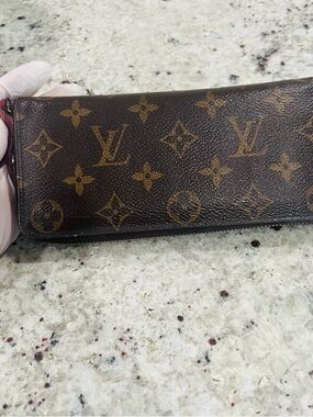 EUC 💯 Authentic Louis Vuitton Monogram  Clemence Zip Card Wallet